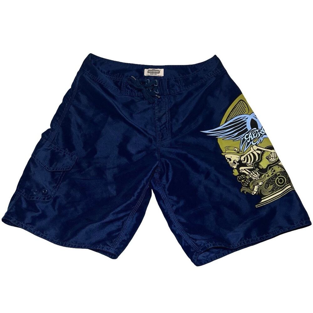 Aerosmith Winterland Classic Rock 2007 Jukebox Skeletons Swim Trunks Shorts 32